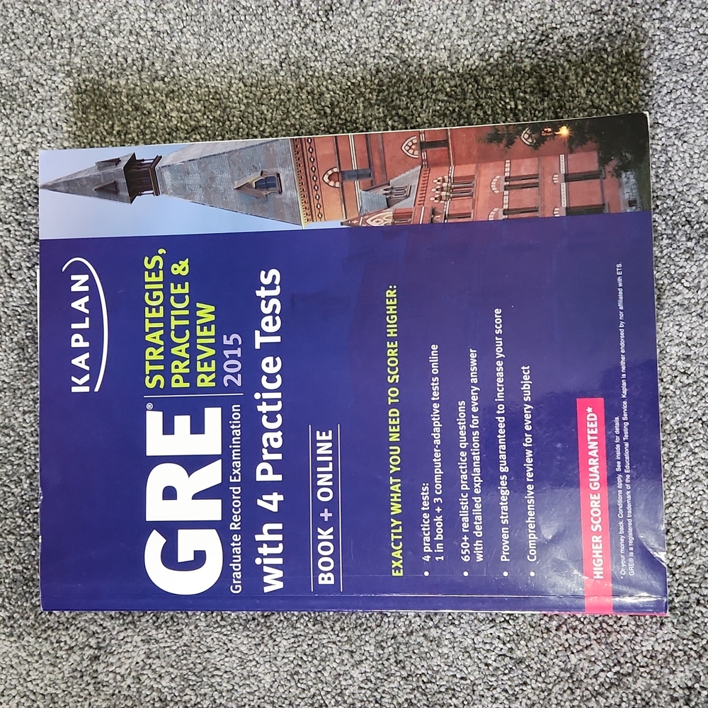 GRE graduate record examination practice book